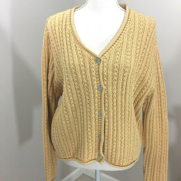 Mervyns Partners Sweaters - Vintage Mervyns Partners Knit Sweater Yellow XL